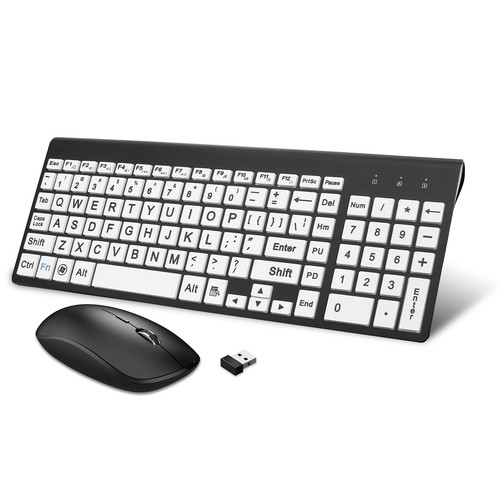 Wireless large print keyboard - large,